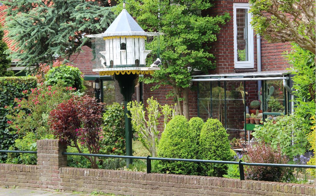 Prachtige tuin in de Bomenbuurt
