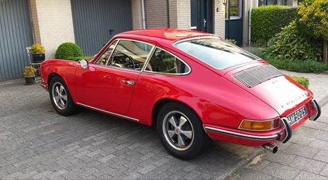 Klassieke Porche voor de deur gestolen