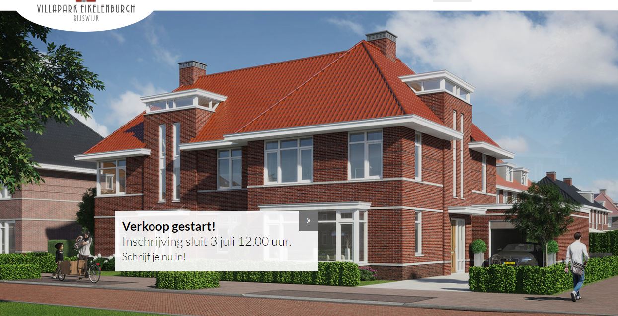 Verkoop van fase 6 Villapark Eikelenburgh is gestart