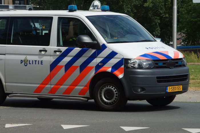 Inbrekers gearresteerd met hulp van hoogwerker