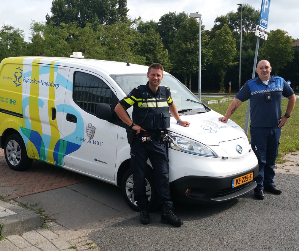 Wijkagenten op pad in de gemeente