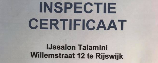 Talamini voldoet aan hygiënecode