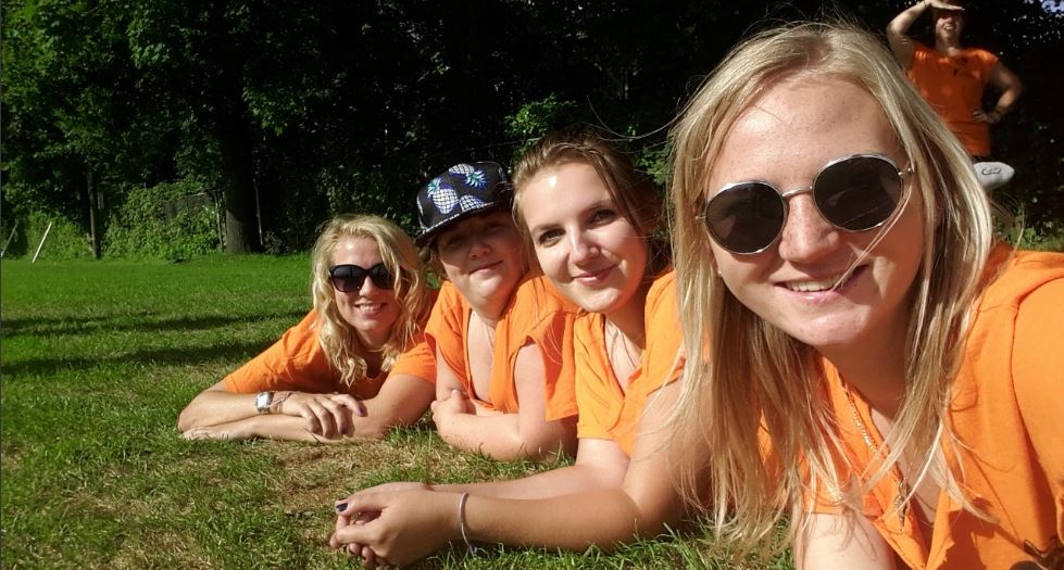 Een donkere wolk boven het Vakantiebos