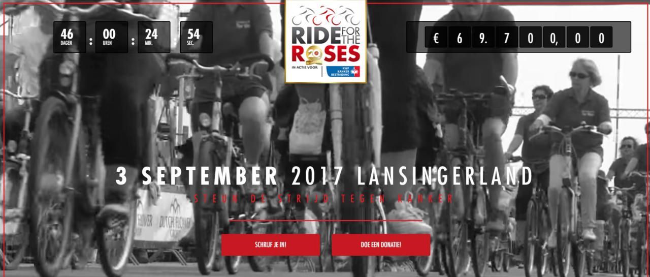 Vrijwilligers voor Ride for the Roses 2017