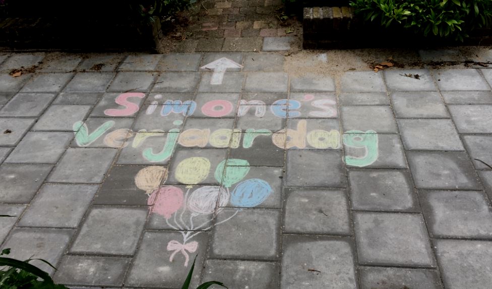 Simone is jarig vandaag
