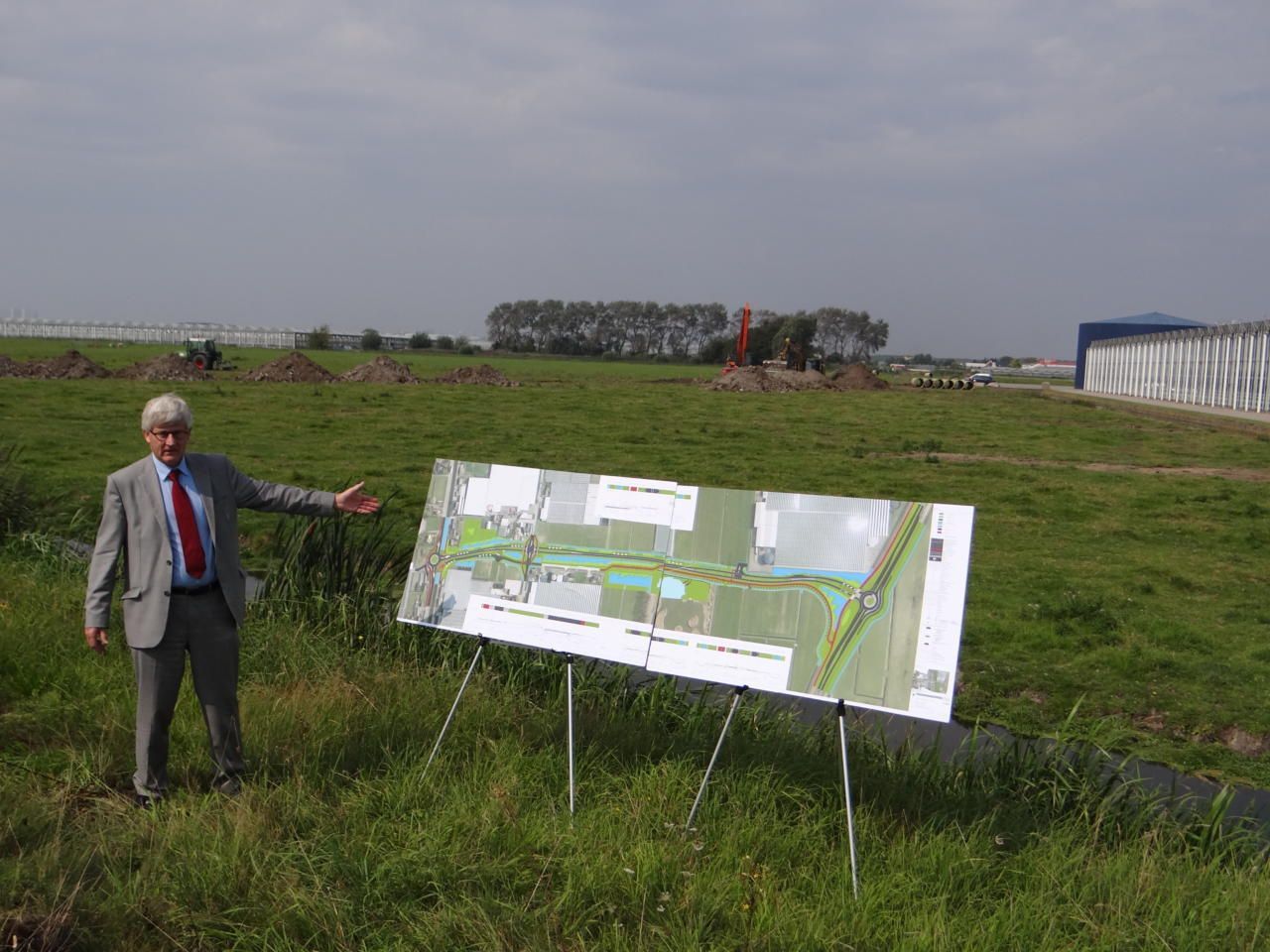 Start werkzaamheden aanleg nieuwe Komkommerweg