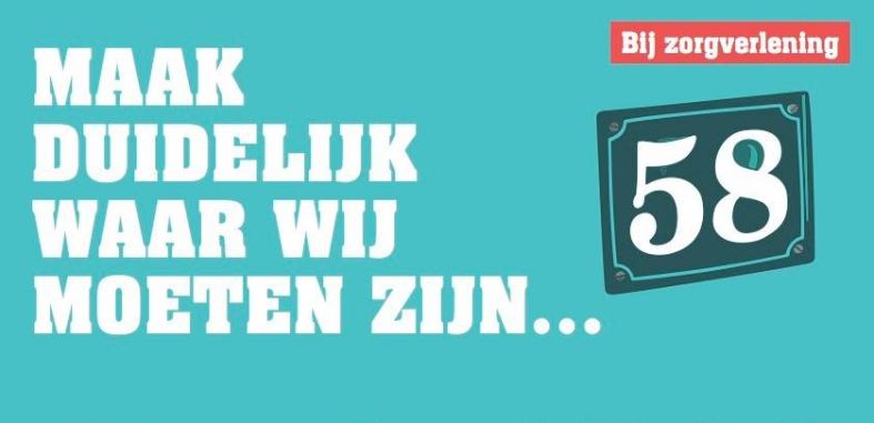 Zorg voor zichtbaar huisnummer
