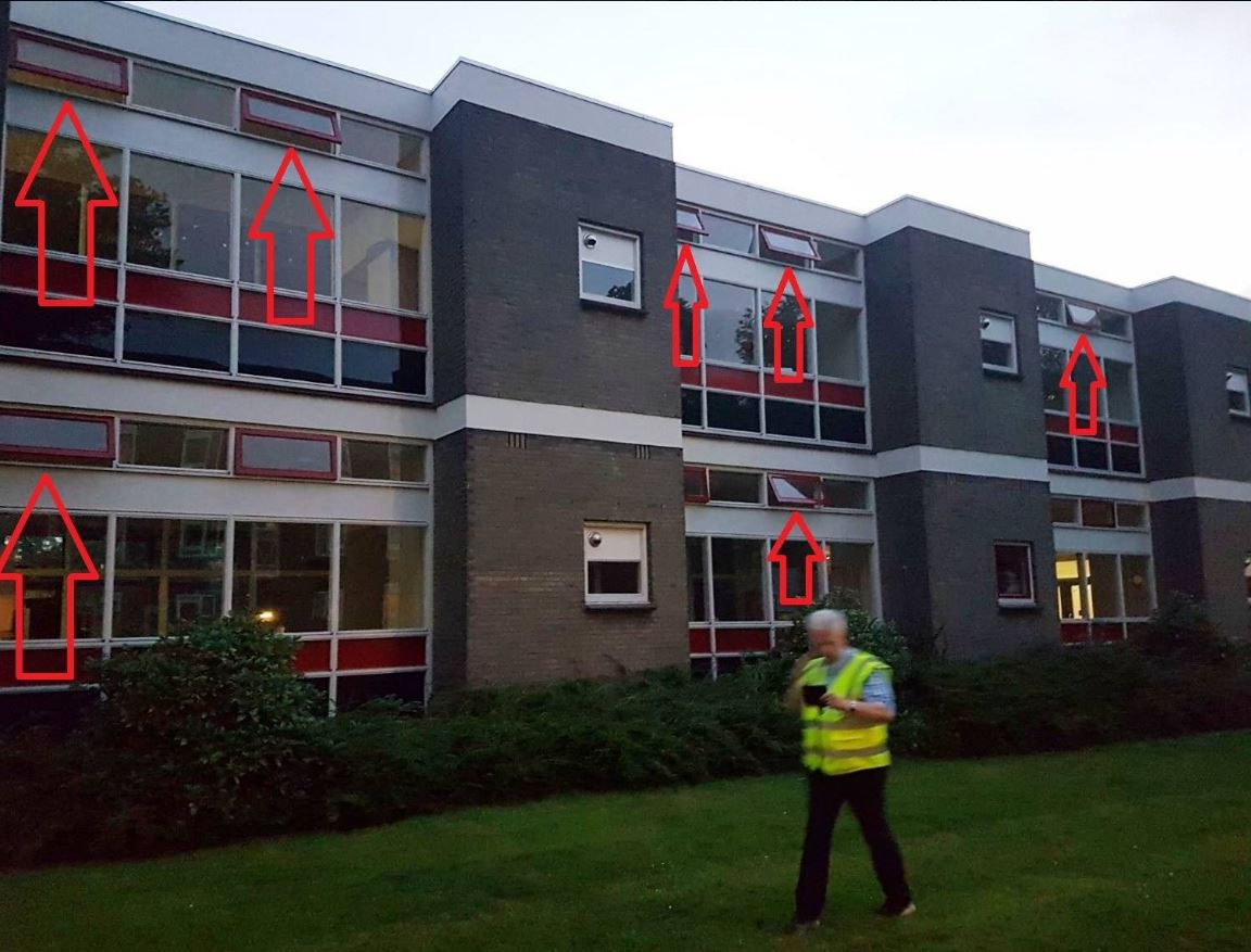 Buurtpreventie treft meer dan 10 open schoolramen aan