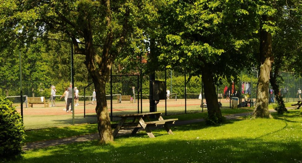 Tennispark Welgelegen onderdeel Strandwalmarkt