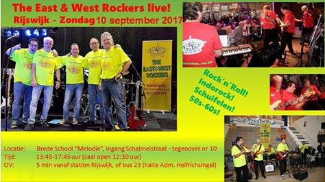Muziek- en dansinstuif met East & West Rockers
