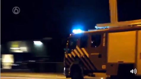 Exclusieve beelden van brand in Rijswijk