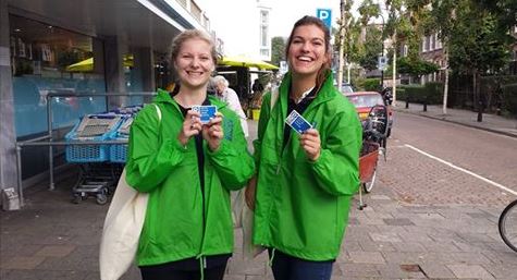 Promotiecampagne van gemeente bij gratis parkeren