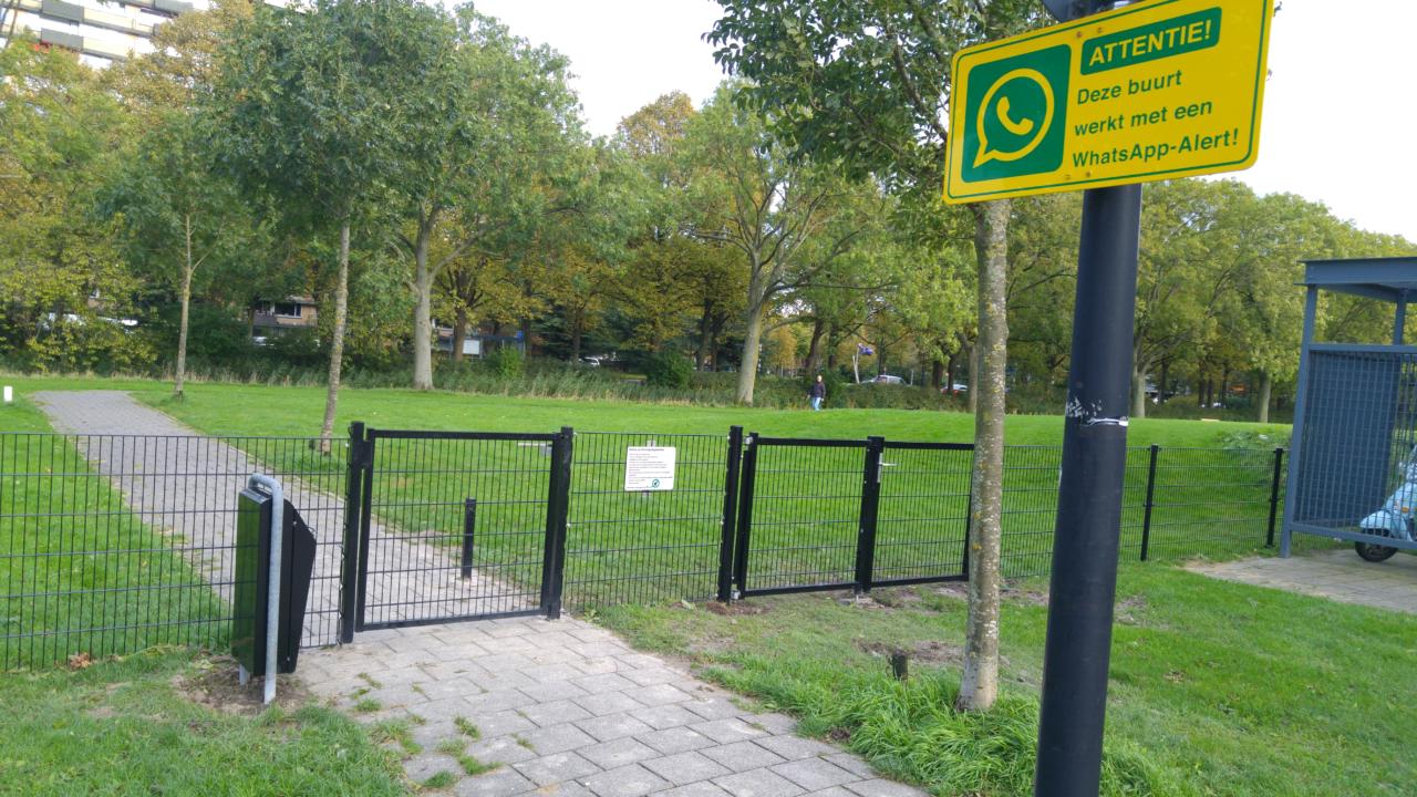 Honden blij met afgeschermde uitrenplaats
