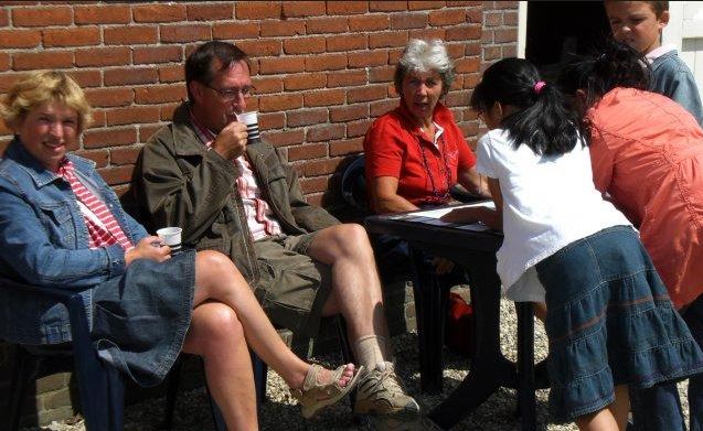 Koffiedrinken in Park De Driesprong