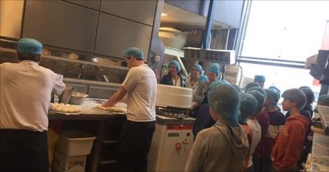 Scholieren op bezoek bij Meesterbakker Roodenrijs