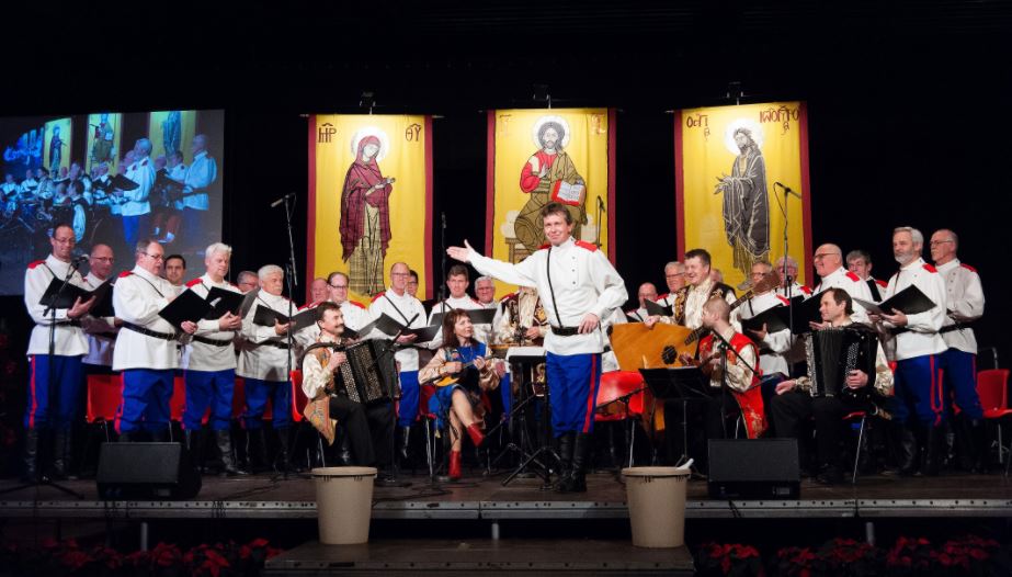 Oeral Kozakkkenkoor treedt op in de Oude Kerk