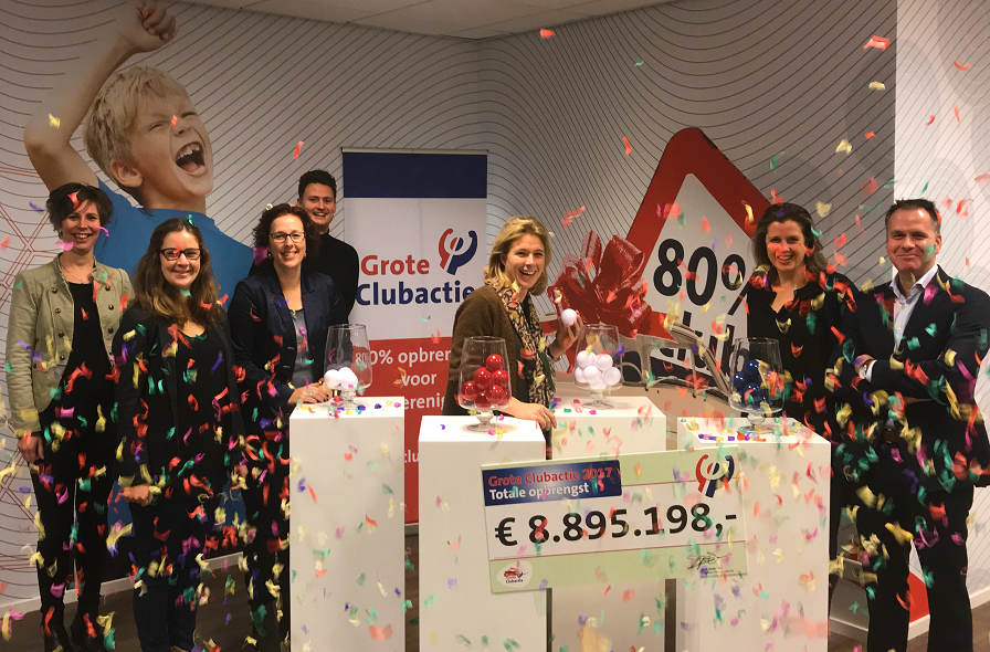 Clubs uit Pijnacker halen € 33.346,- op met Grote Clubactie
