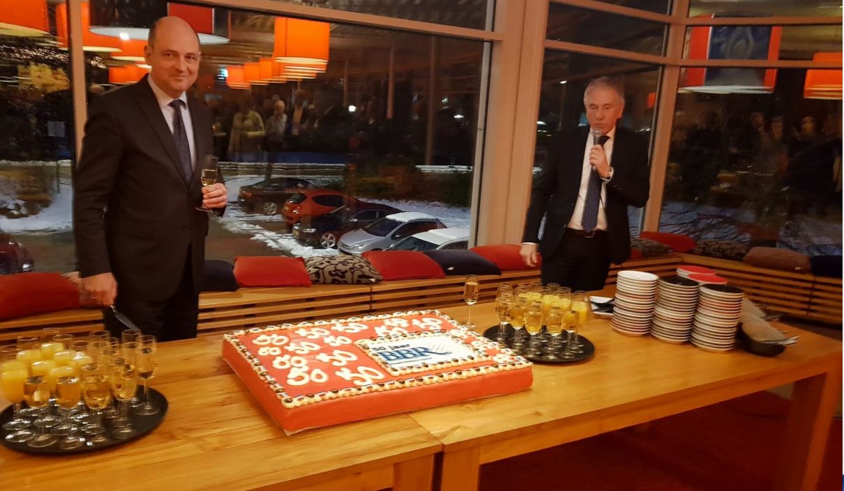 50 jaar BBR, dus een taart !!