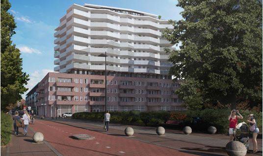 Nieuwbouw flats komen op steenworp van Rijswijks station