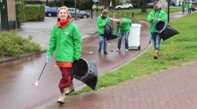 Zwerfvuilactie Groen Links Rijswijk