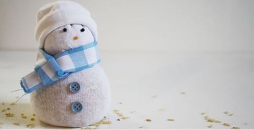 Kerst creaworkshop: sok-sneeuwpopjes