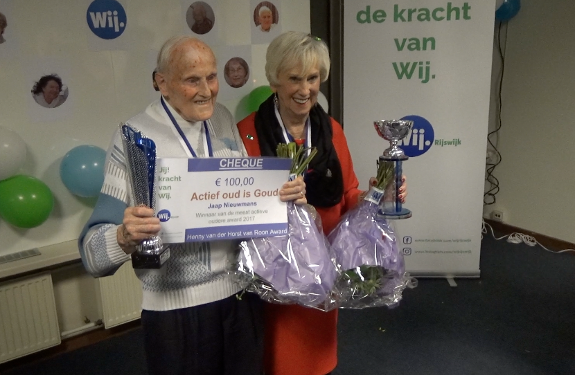 VIDEO: Award voor meest actieve oudere