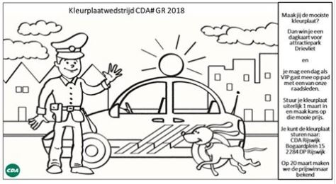 Kleurplaatwedstrijd CDA