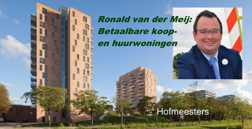 Ronald van der Meij: 700 nieuwe betaalbare huurwoningen