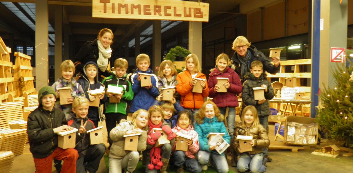 Kinderen vinden timmeren prachtig