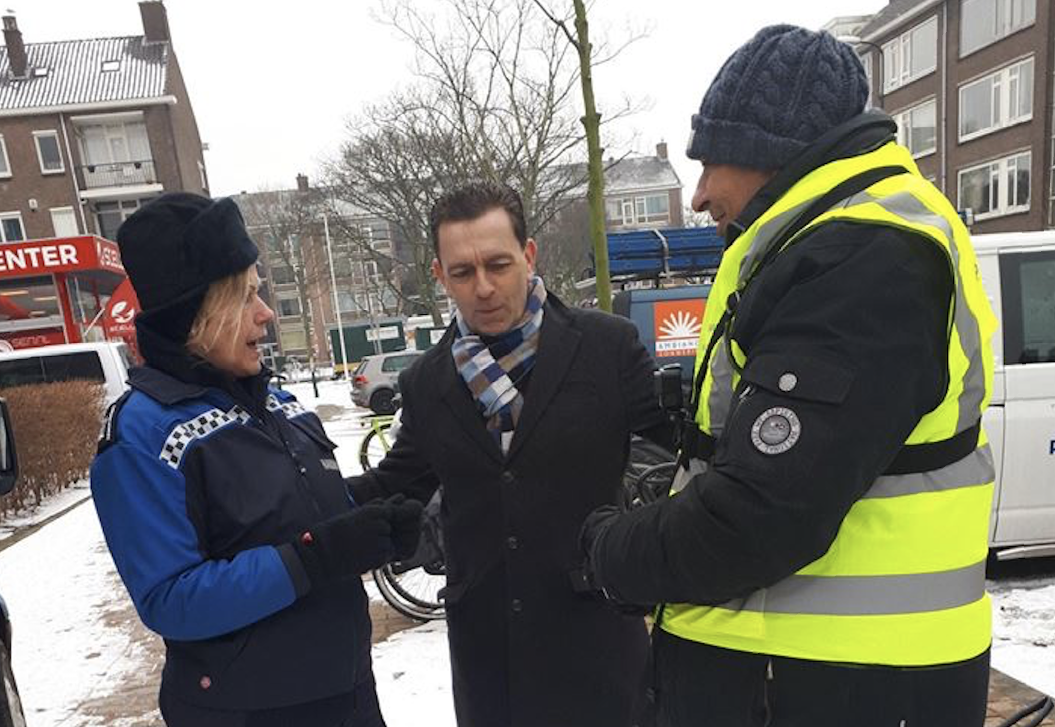Buurtpreventie Team Steenvoorde Noord in actie