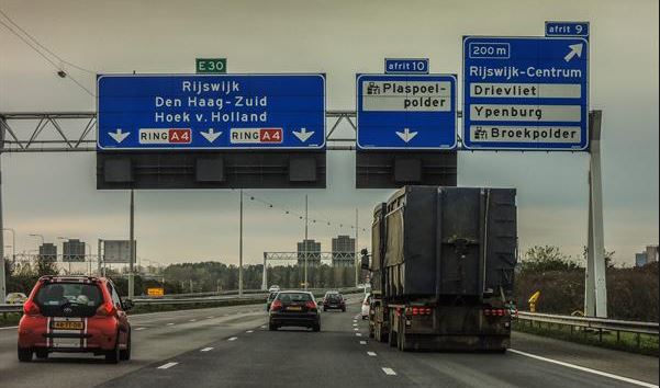 Afrit Rijswijk A4 in april een paar dagen afgesloten