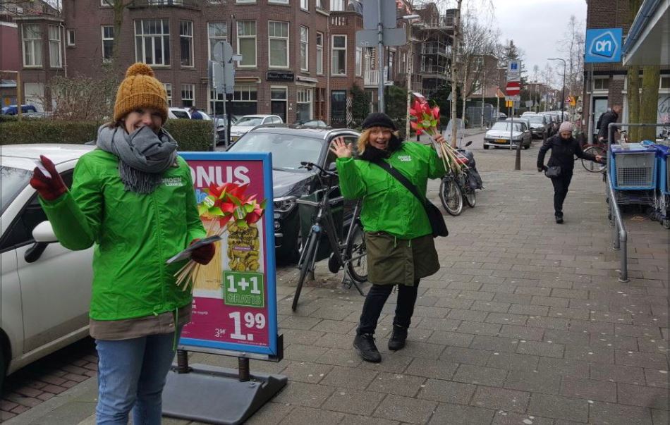 Wat koud, en toch maar blijven lachen