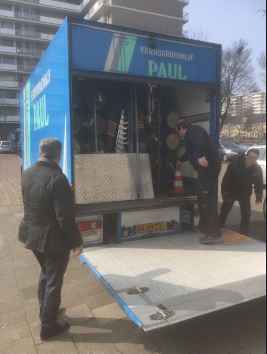 OPBOUW MARIMBAHAL VOOR HERTELLING