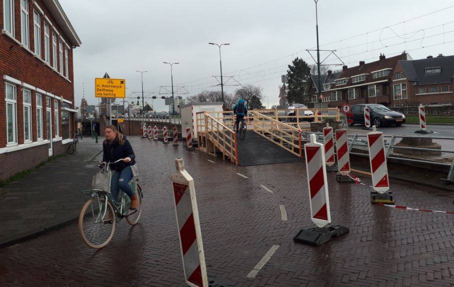 Afslag Hoornbrug wordt veiliger gemaakt voor fietsers