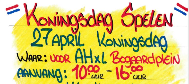 Feestelijke Koningsdag op het Bogaardplein