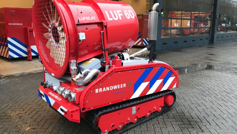 Rijswijkse blusrobot voor tunnels en parkeergarages