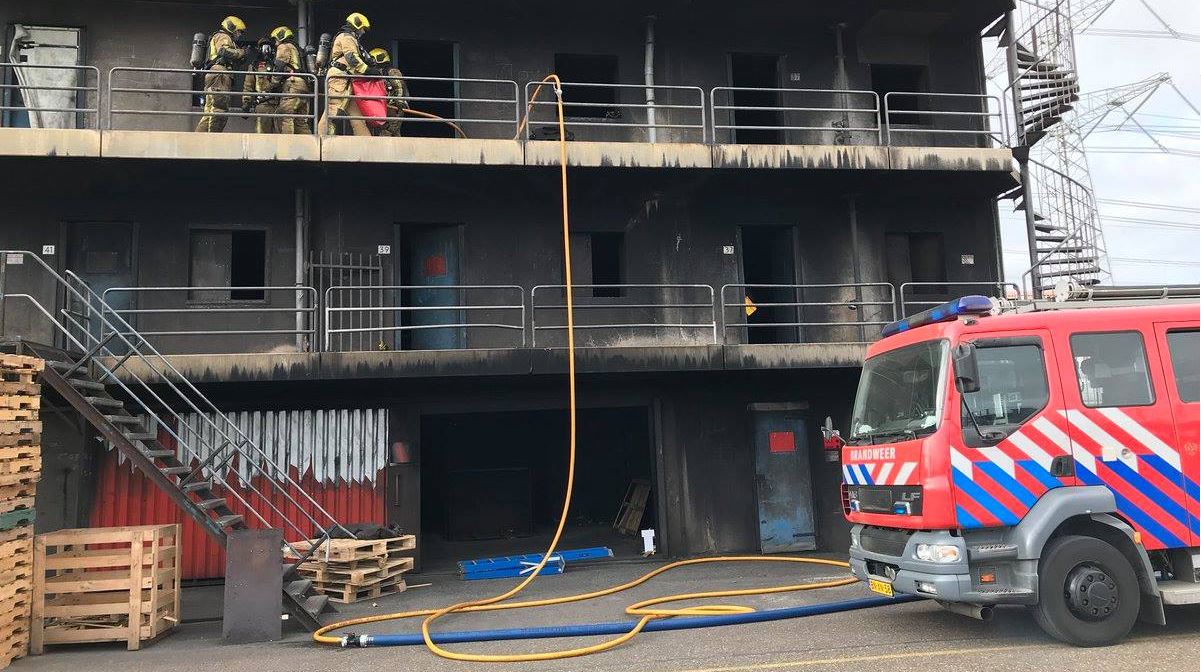 Inzet Rijswijkse brandweer op de Maasvlakte