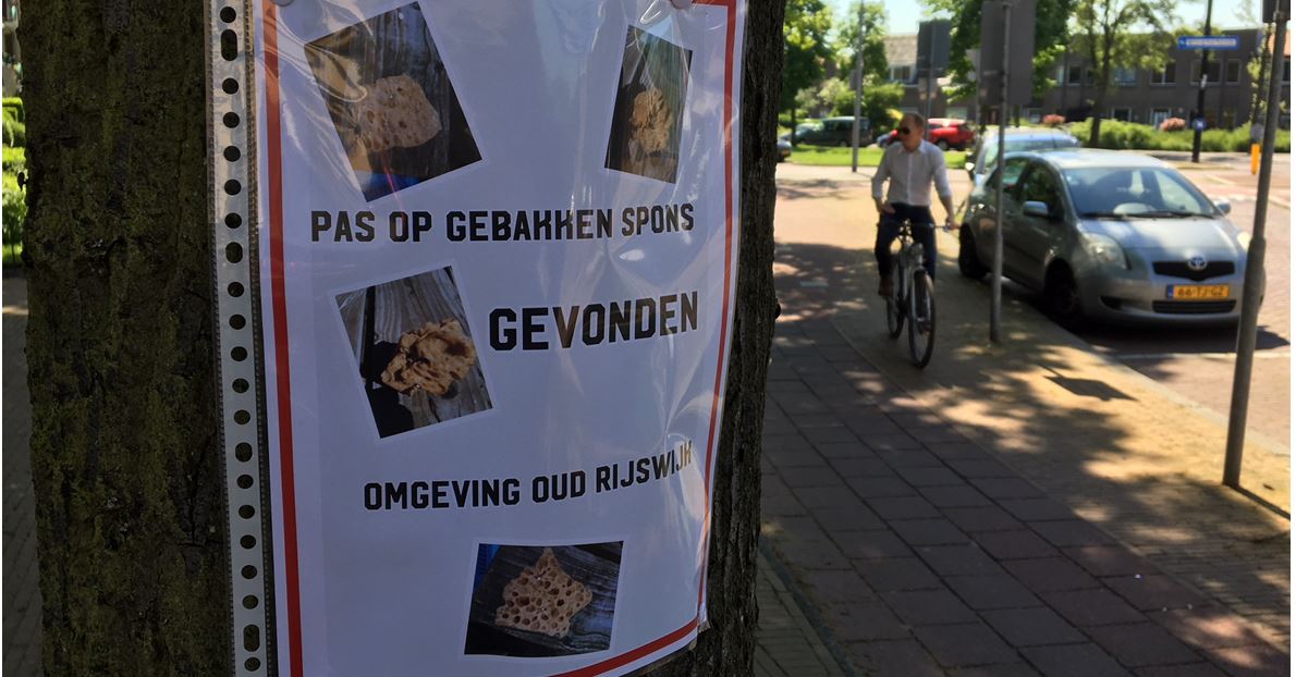 € 500 beloning voor tip over gebakken sponzen