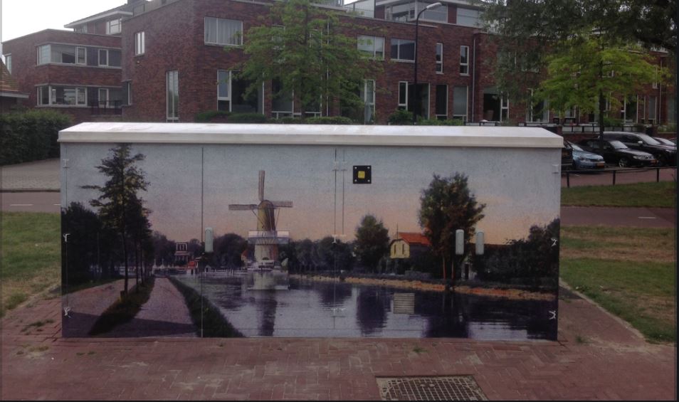 Geschiedenis van Rijswijk op elektriciteitskast