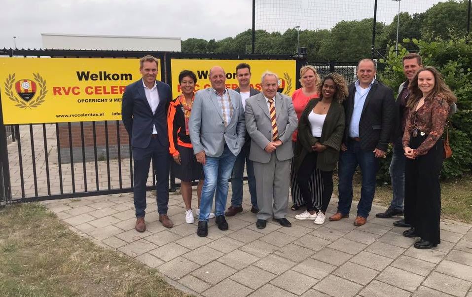 Wethouder Sport Lugthart langs bij sportverenigingen