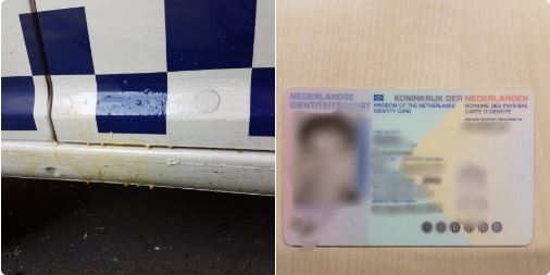 Handhavers bekogeld met eieren