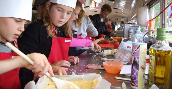 Kids Kitchen in kidskookcafé