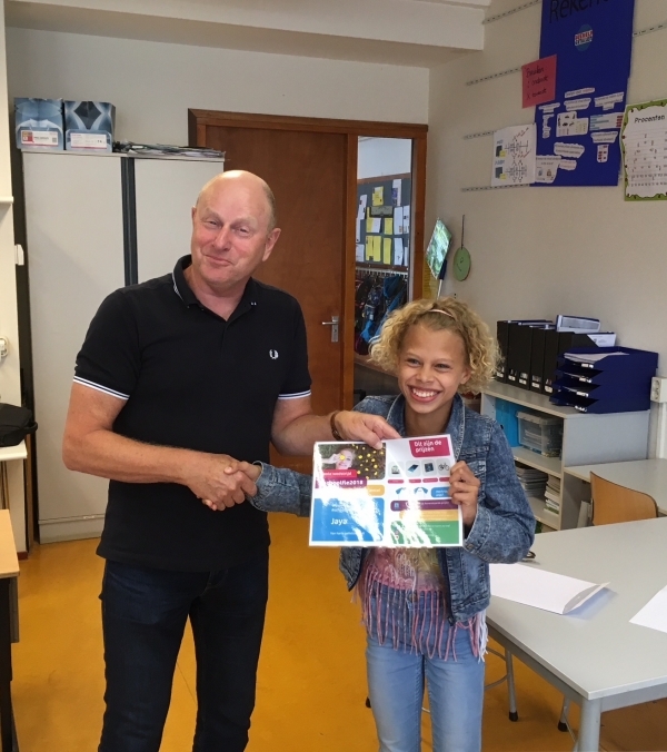 Winnares actie  #schoolfie 2018  bekend 