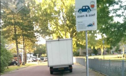 Volgende keer wordt dat een bekeuring