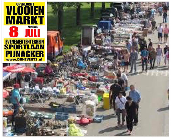 vlooienmarkt of kofferbak verkoop