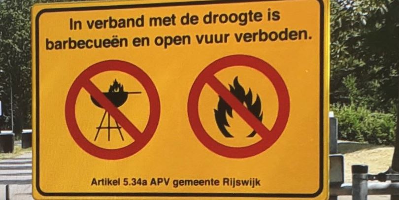 BBQ-Borden en Matrixbord staan al in Wilhelminapark