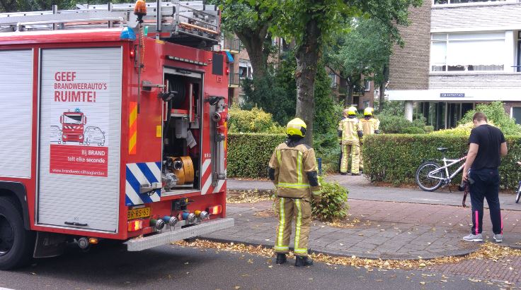 Brandweer rukt uit voor gaslekkage