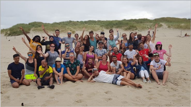Europese vrijwilligers Vakantiebos zijn in Rijswijk