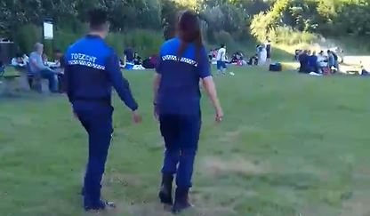 Handhavers zijn actief in Wilhelminapark