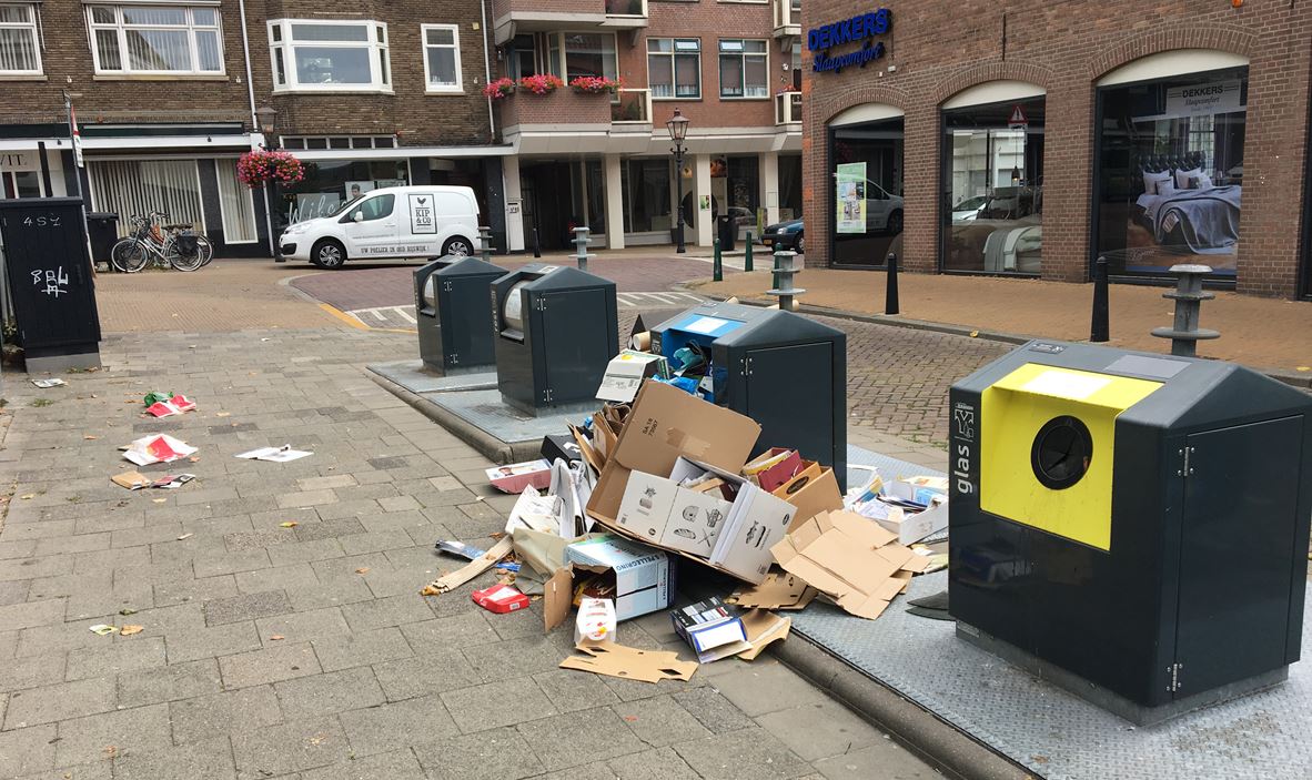 Waar blijven de sensors in de afvalbakken